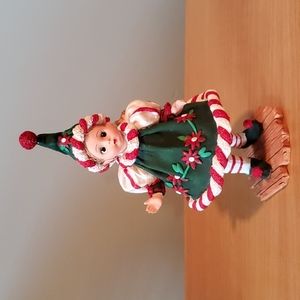Madame Alexander,  Circa 1998 "Santa's Little Helper" Figurine.